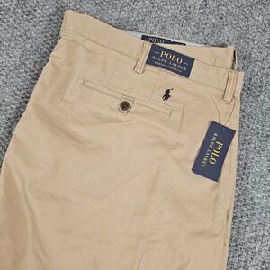 Polo‎ Ralph Lauren Mens Stretch Classic Fit Chino Shorts Khaki Size 48B NWT